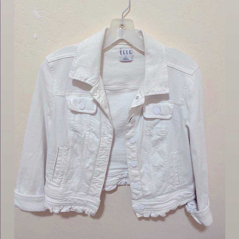 White Jean Jacket